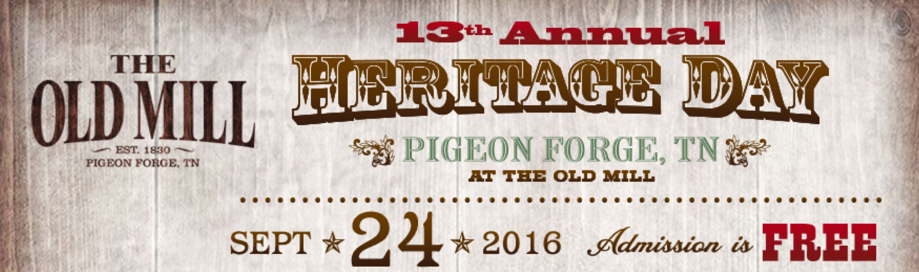Old Mill Heritage Day Pigeon Convention Center